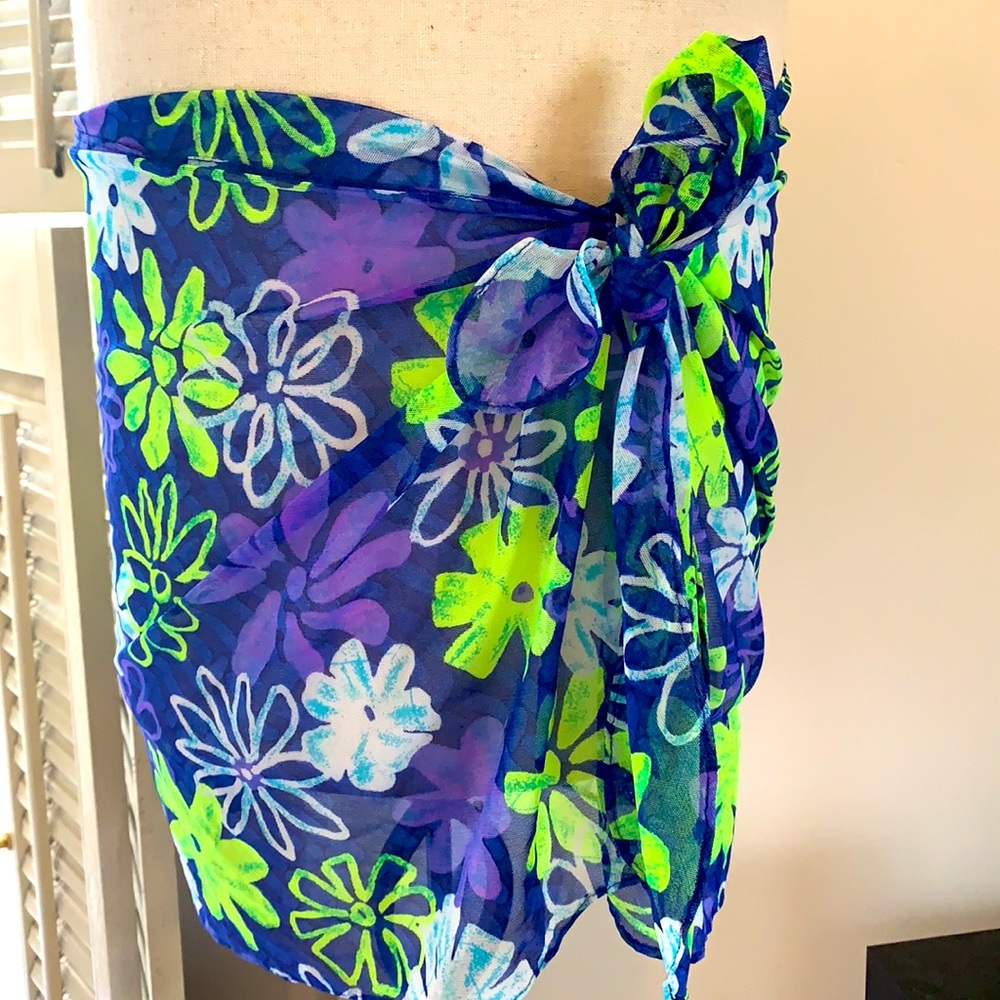 Beach bottom coverup/ sarong